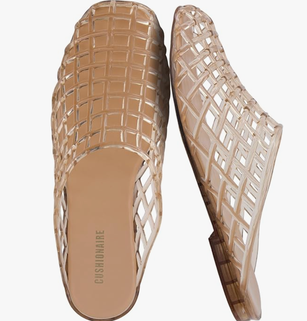 Cushionaire Woven Lattice Mule